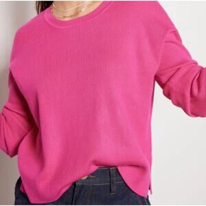 525 American Fuchsia Pink Nola Pullover Sweater S